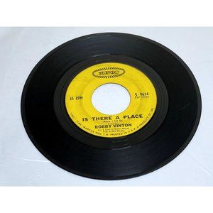 Bobby Vinton Is There A Place  Blue Velvet 5-9614 Pop VG+ Condition Vinyl